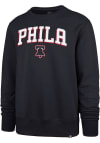 Main image for 47 Philadelphia 76ers Mens Navy Blue Headline Long Sleeve Crew Sweatshirt