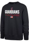 Main image for 47 Cleveland Guardians Mens Navy Blue Headline Long Sleeve Crew Sweatshirt