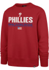 Main image for 47 Philadelphia Phillies Mens Red Headline Long Sleeve Crew Sweatshirt
