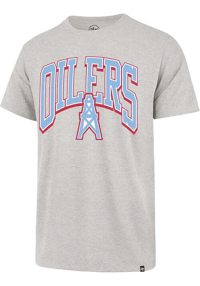 Huston Oilers ヒューストン　オイラーズ　アメフトシャツ 47 Houston Oilers OATMEAL Walk Tall Franklin Short Sleeve