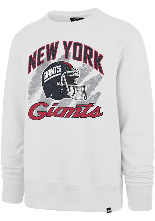 47 New York Giants Shader Crew Sweatshirt White