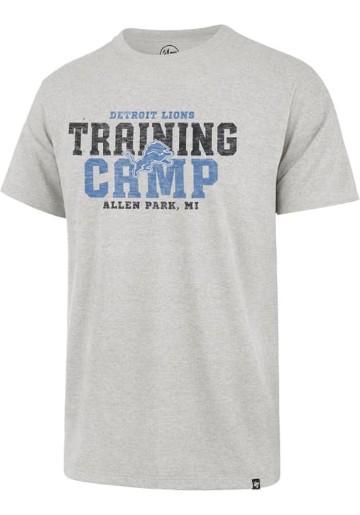47 Detroit Lions Grey Training Camp Event Short Sleeve Fashion T Shirt