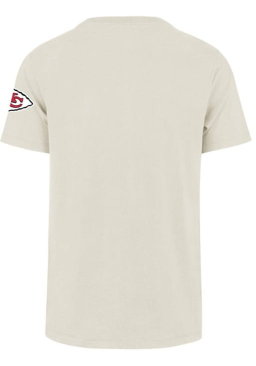 47 Kansas City Chiefs White Upside Down Two Peat Franklin Short Sleeve Fashion T Shirt