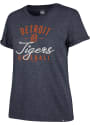 47 Detroit Tigers Womens Navy Blue Match Hero T-Shirt