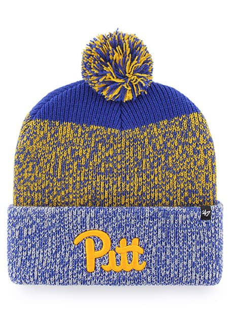 Pitt Panthers 47 Static Cuff Knit Mens Knit Hat - Blue