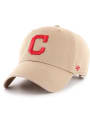 Cleveland Indians 47 Clean Up Adjustable Hat - Khaki
