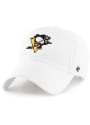 Pittsburgh Penguins 47 Clean Up Adjustable Hat - White