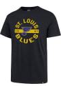 St Louis Blues 47 Round About T Shirt - Navy Blue