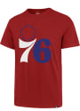 Philadelphia 76ers 47 Imprint Rival T Shirt - Red