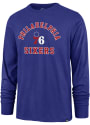 Philadelphia 76ers 47 Varsity Arch Rival T Shirt - Blue