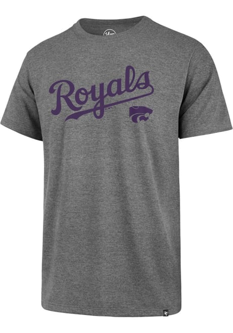 K-State Wildcats Grey 47 Co Branded Short Sleeve T Shirt