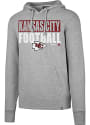 Kansas City Chiefs 47 Block Hooded Sweatshirt - Grey