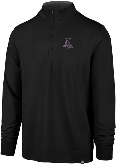 Mens K-State Wildcats Black 47 Relay 1/4 Zip Pullover