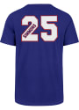 Ben Simmons Philadelphia 76ers 47 Name and Number T-Shirt - Blue