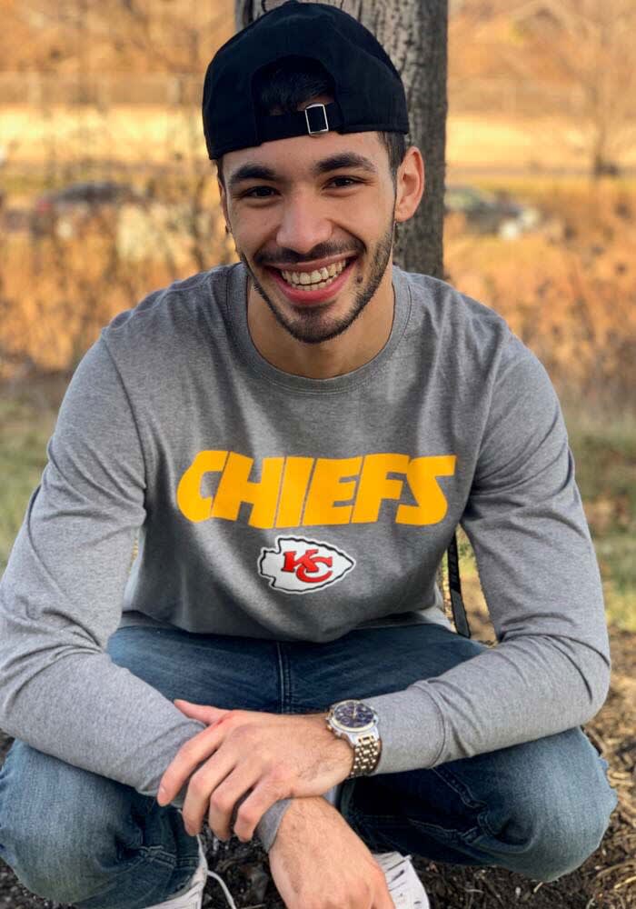 47 Kansas City Chiefs Wordmark Super Rival Long Sleeve T Shirt