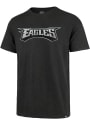 Philadelphia Eagles 47 Grit Wordmark Fashion T Shirt - Charcoal