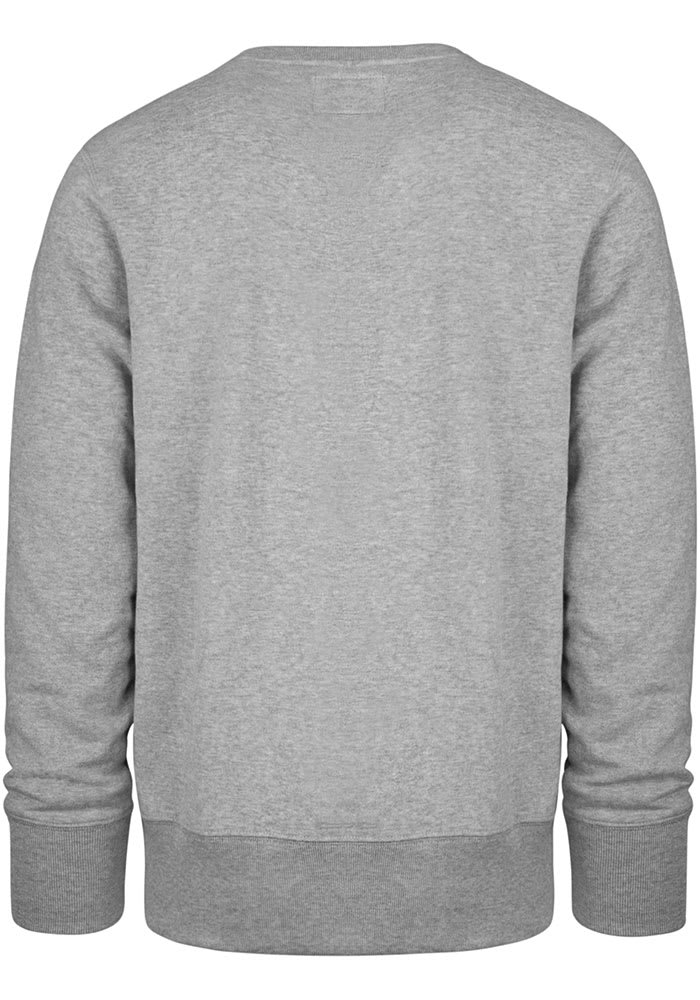 Plain grey crew discount neck