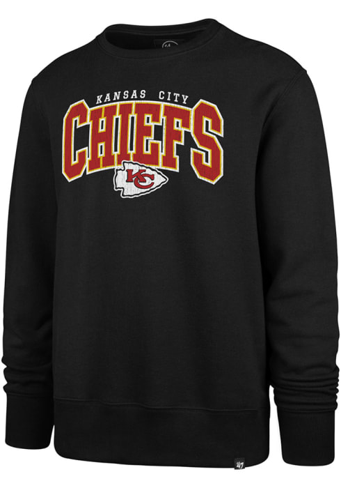 47 Kansas City Chiefs Headline Crew Sweatshirt - Black