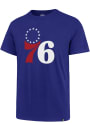 Philadelphia 76ers 47 Imprint T Shirt - Blue