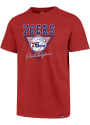 Philadelphia 76ers 47 Tri Zone Club T Shirt - Red