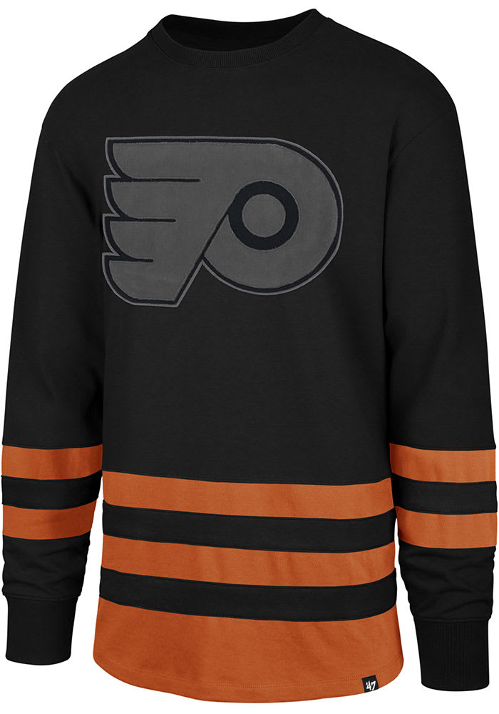 47 Flyers Center Ice Long Sleeve Fashion T Shirt Black