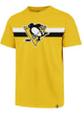 Pittsburgh Penguins 47 Stripe Chest Legion T Shirt - Gold