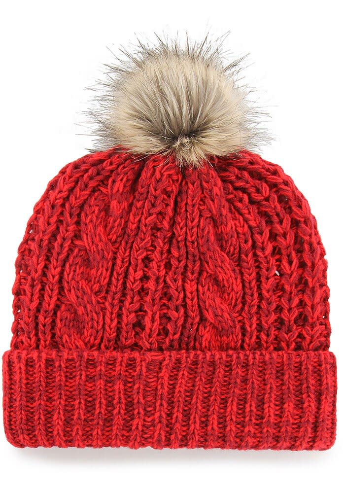 Kansas City Chiefs Women's 47 Brand Red Meeko Cuff Knit Hat