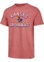 Kansas Jayhawks Number One Match Fashion T Shirt - Red