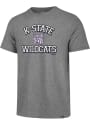 K-State Wildcats Number One Match Fashion T Shirt - Grey