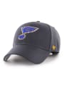 St Louis Blues 47 MVP Adjustable Hat - Navy Blue
