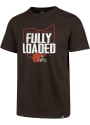 Cleveland Browns 47 Fully Loaded T Shirt - Brown