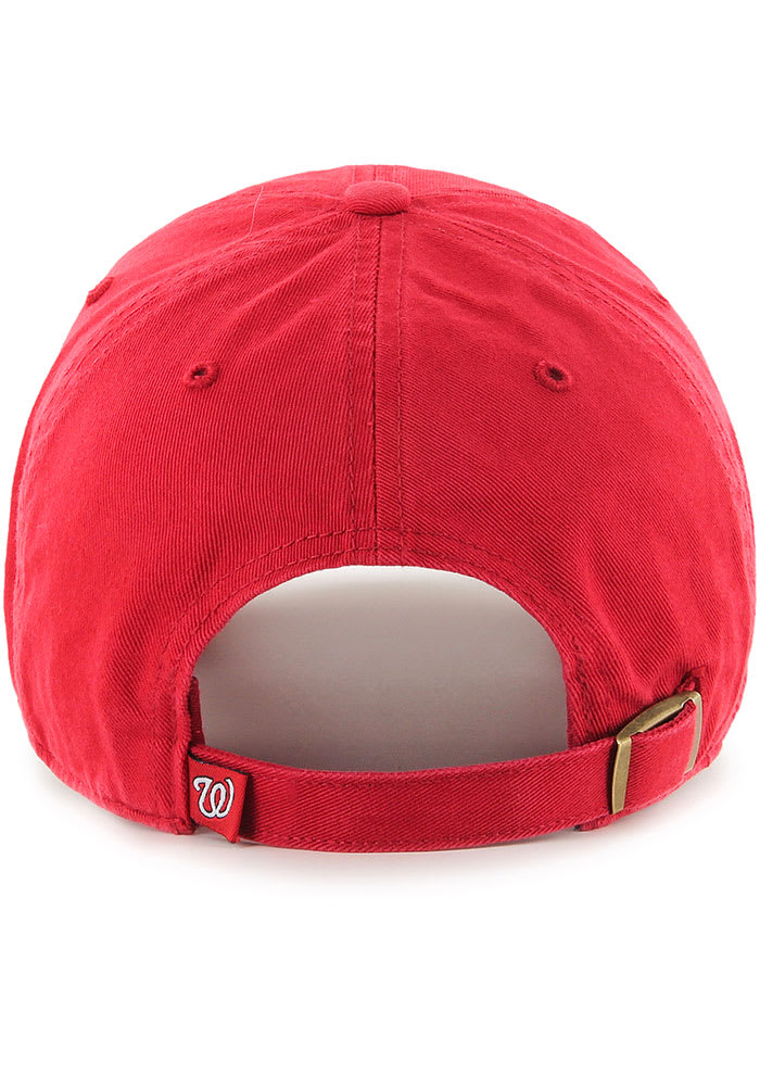 47 Washington Nationals Red Clean Up Adjustable Hat - 48004837