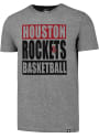 Houston Rockets 47 Block Club T Shirt - Grey