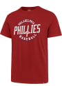 Philadelphia Phillies 47 Circle Baseball T Shirt - Red