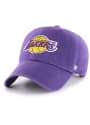 Los Angeles Lakers 47 Clean Up Adjustable Hat - Purple
