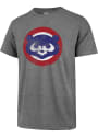 Chicago Cubs 47 Throwback Super Rival T Shirt - Grey