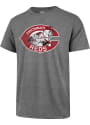 Cincinnati Reds 47 Throwback Super Rival T Shirt - Grey