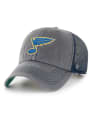 St Louis Blues 47 Trawler Clean Up Adjustable Hat - Grey