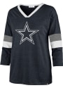 Dallas Cowboys Womens 47 Premier Piper Football T-Shirt - Blue
