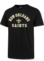 New Orleans Saints 47 Varsity Arch Super Rival T Shirt - Black