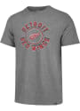 Detroit Red Wings 47 Circle Match Triblend Fashion T Shirt - Grey