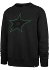 Main image for 47 Dallas Stars Mens Black Pop Imprint Headline Long Sleeve Crew Sweatshirt