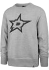 Main image for 47 Dallas Stars Mens Grey Pop Imprint Headline Long Sleeve Crew Sweatshirt