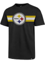 Pittsburgh Steelers 47 Coast to Coast Fashion T Shirt - Black