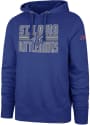 St Louis Battlehawks 47 Block Stripe Hooded Sweatshirt - Blue