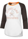 Brownie Cleveland Browns Womens 47 Frankie T-Shirt - White