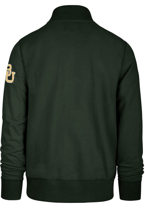 47 Michigan State Spartans Mens Green Upstate Striker Long Sleeve Qtr Zip Pullover