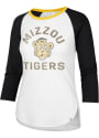Missouri Tigers Womens 47 Frankie Raglan T-Shirt - White