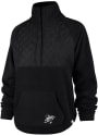 '47 K-State Wildcats Womens Vail Black 1/4 Zip Pullover