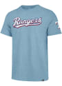 Texas Rangers 47 Two Peat Club T Shirt - Light Blue